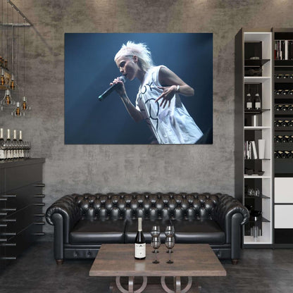 Yo-Landi Vi$$er Stage Concert Die Antwoord Rap-Rave Band Yolandi Visser Alternative Hip-Hop Music Wall Art Print Poster