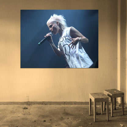 Yo-Landi Vi$$er Stage Concert Die Antwoord Rap-Rave Band Yolandi Visser Alternative Hip-Hop Music Wall Art Print Poster