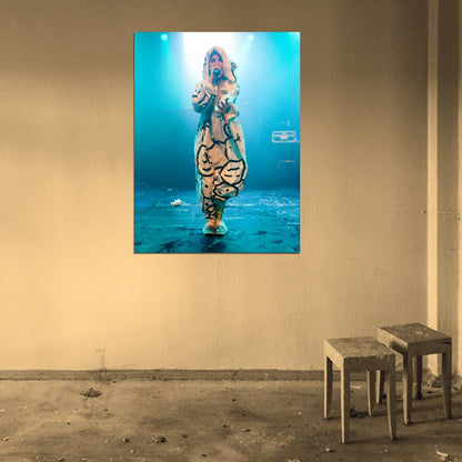 Yo-Landi Vi$$er Stage Concert Die Antwoord Rap-Rave Band Yolandi Visser Alternative Hip-Hop Music Wall Art Print Poster