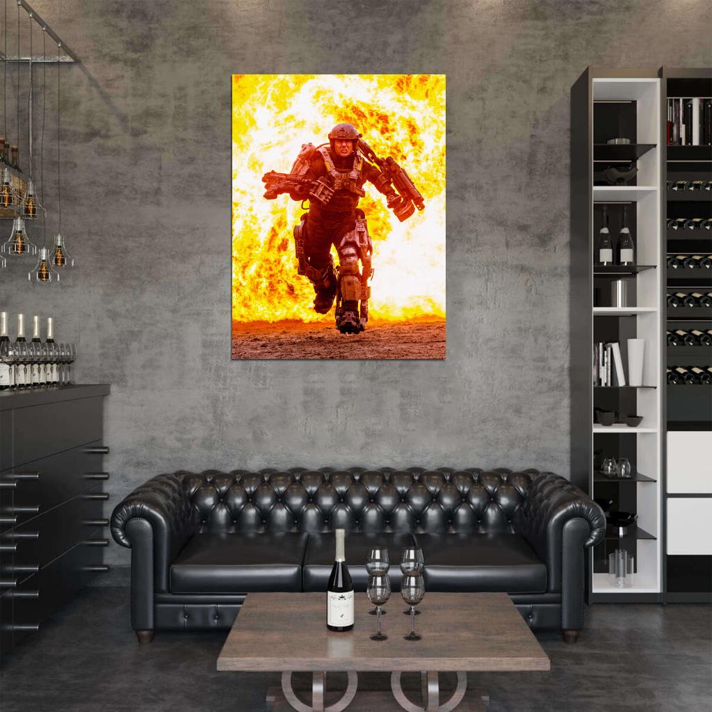Edge of Tomorrow 2014 Movie Tom Cruise Exoskeleton Wall Art Print Poster