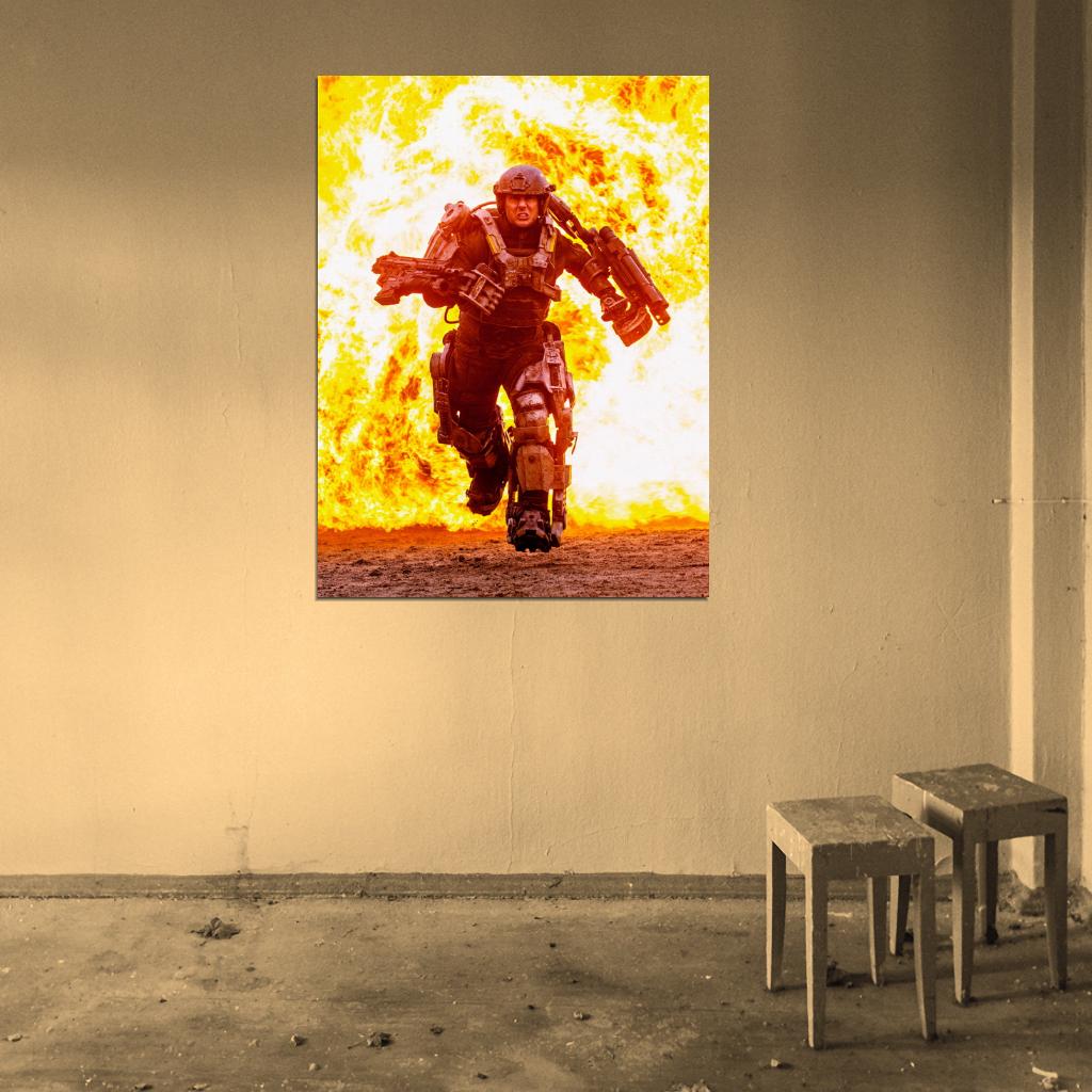 Edge of Tomorrow 2014 Movie Tom Cruise Exoskeleton Wall Art Print Poster
