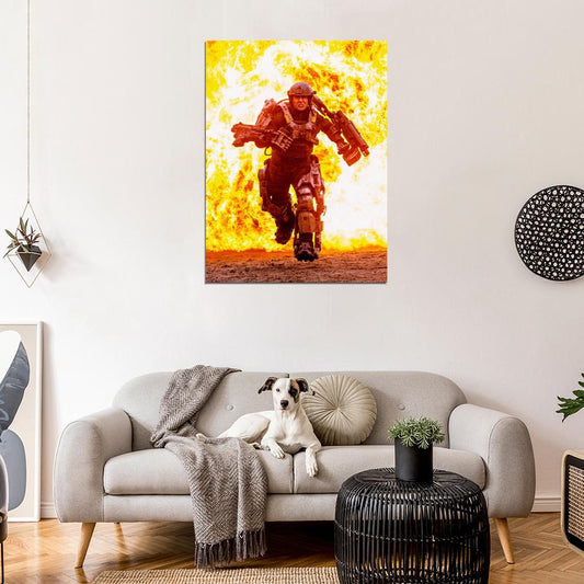 Edge of Tomorrow 2014 Movie Tom Cruise Exoskeleton Wall Art Print Poster
