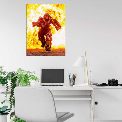 Edge of Tomorrow 2014 Movie Tom Cruise Exoskeleton Wall Art Print Poster