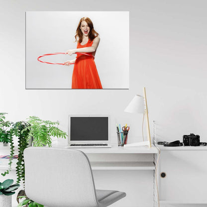 Emma Stone Beautiful Actress Hot Wall Art Print Poster