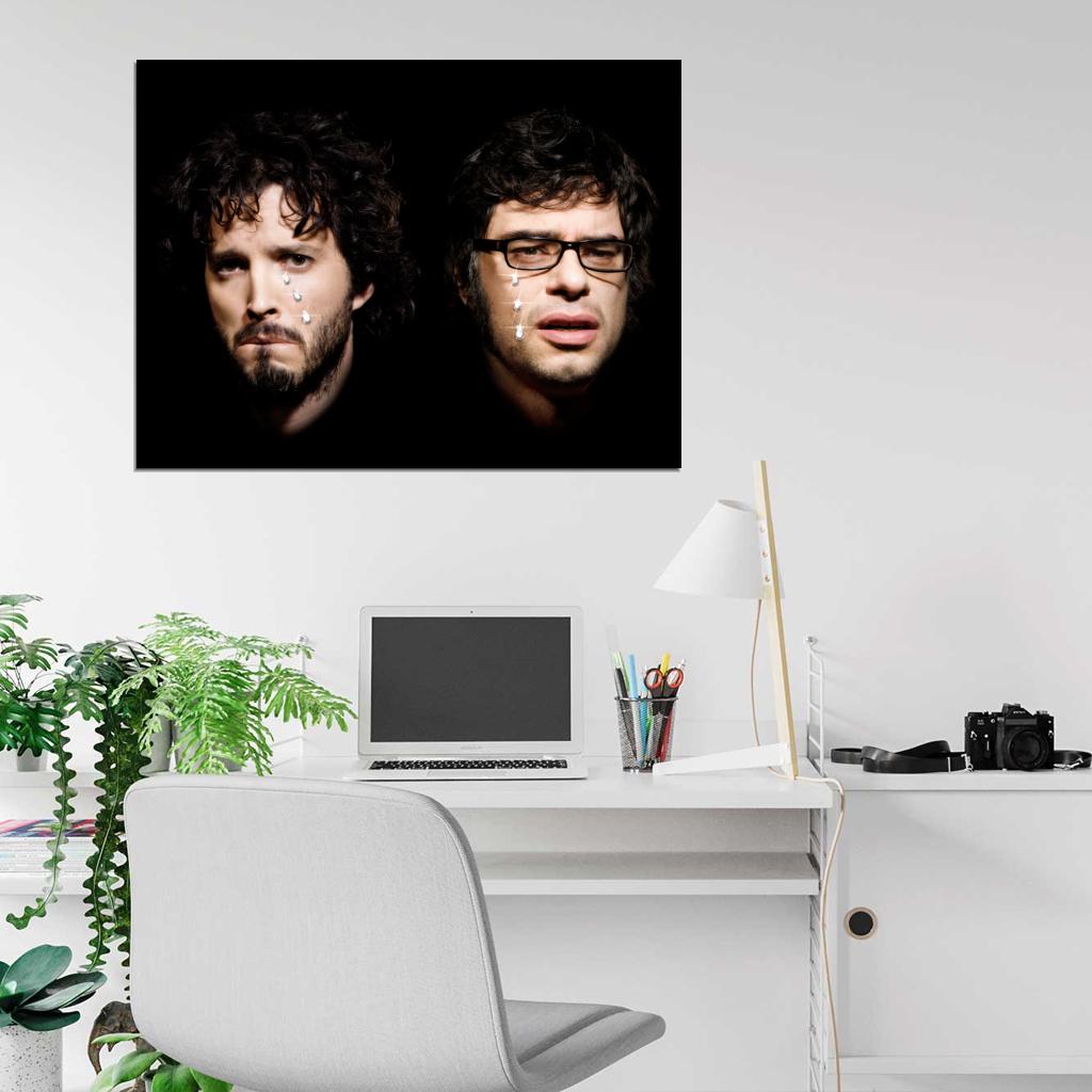 Flight of Conchords Band Cool Funny Bret McKenzie Jemaine Clement Wall Art Print Poster