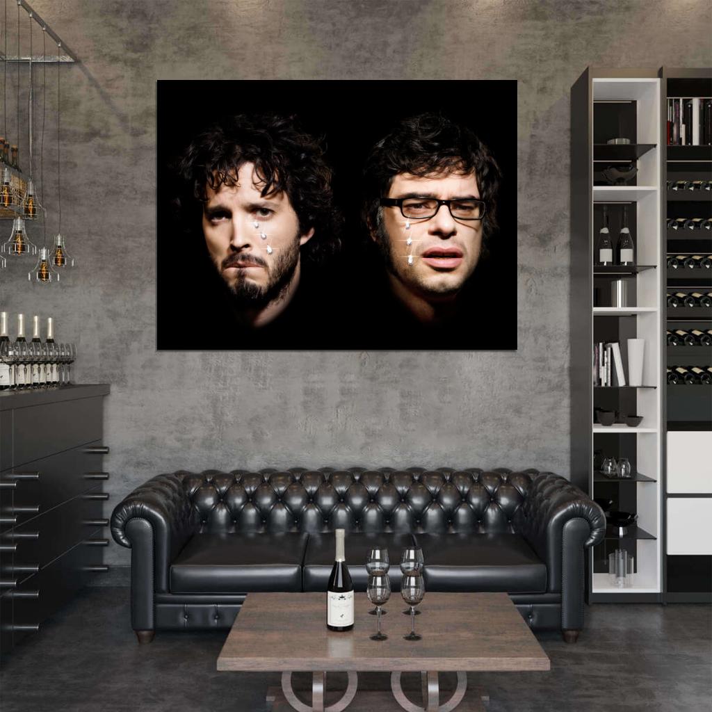 Flight of Conchords Band Cool Funny Bret McKenzie Jemaine Clement Wall Art Print Poster