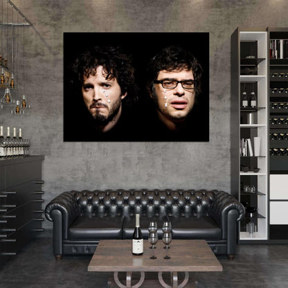 Flight of Conchords Band Cool Funny Bret McKenzie Jemaine Clement Wall Art Print Poster