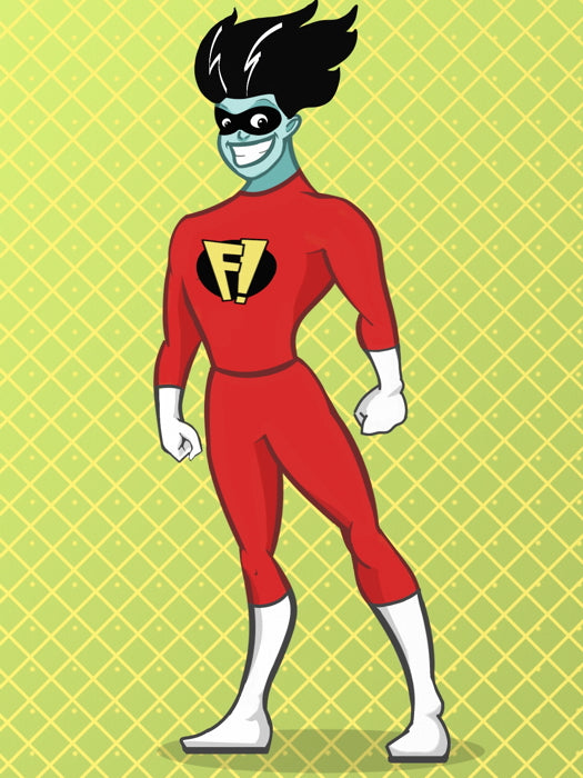 Freakazoid! Cool Cartoon Art Wall Art Print Poster