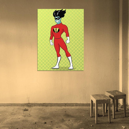 Freakazoid! Cool Cartoon Art Wall Art Print Poster