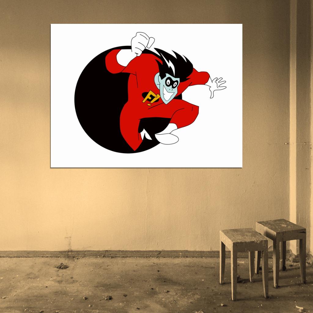 Freakazoid! Cool Cartoon Art Wall Art Print Poster