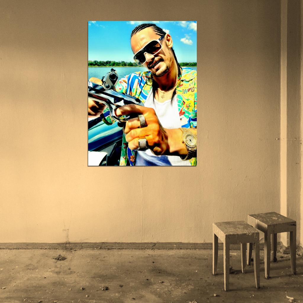 James Franco Awesome Spring Breakers Movie Wall Art Print Poster