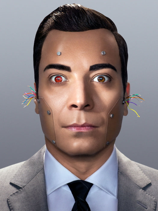 Jimmy Fallon Robot Cool Portrait Wall Art Print Poster