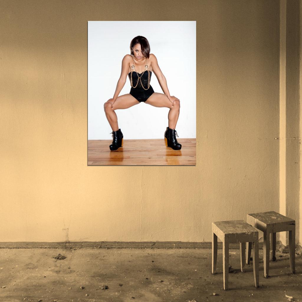 Kat Graham Hot Actress Sexy Singer Wall Art Print Poster