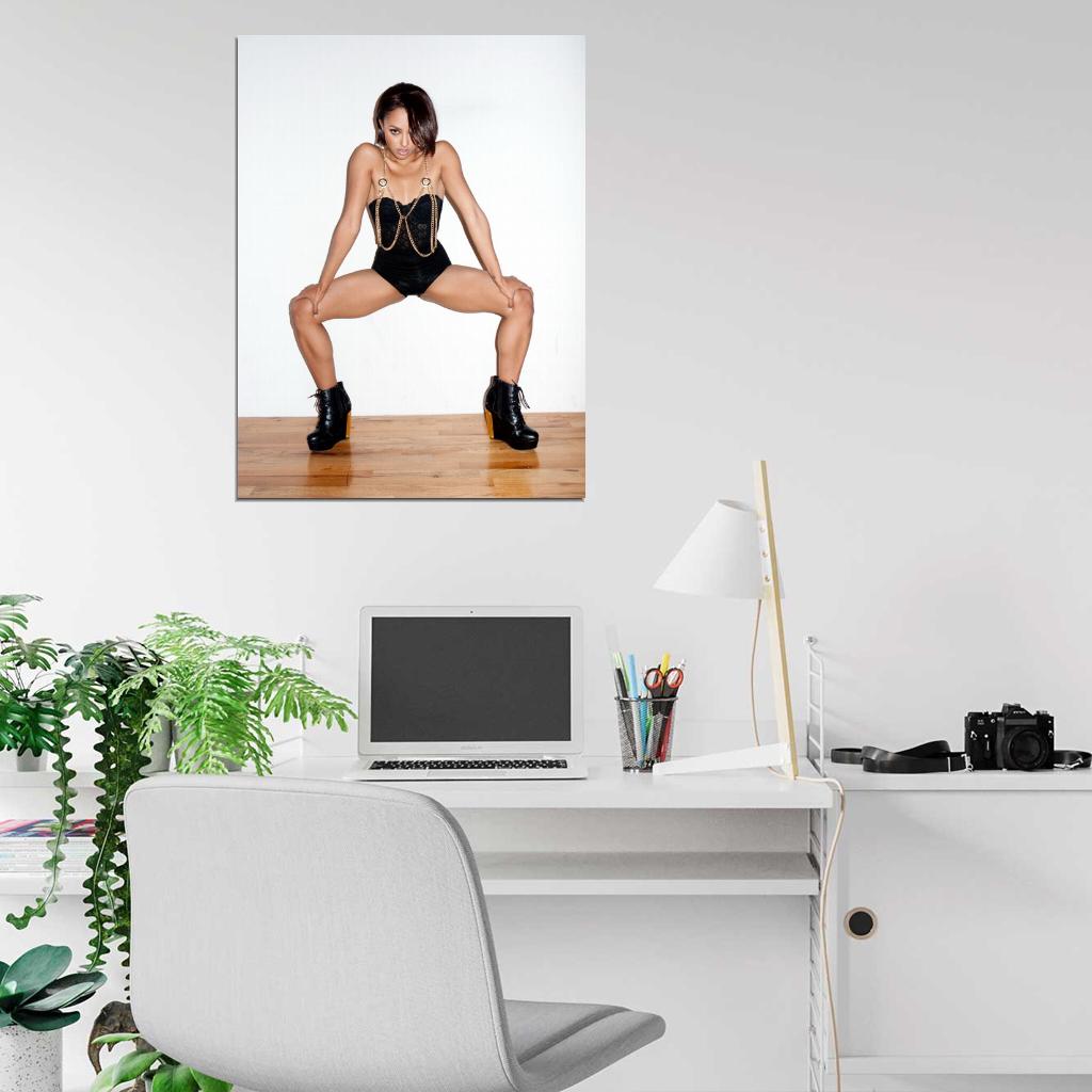 Kat Graham Hot Actress Sexy Singer Wall Art Print Poster