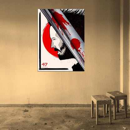 47 Ronin 2013 Movie Keanu Reeves Awesome Art Wall Art Print Poster