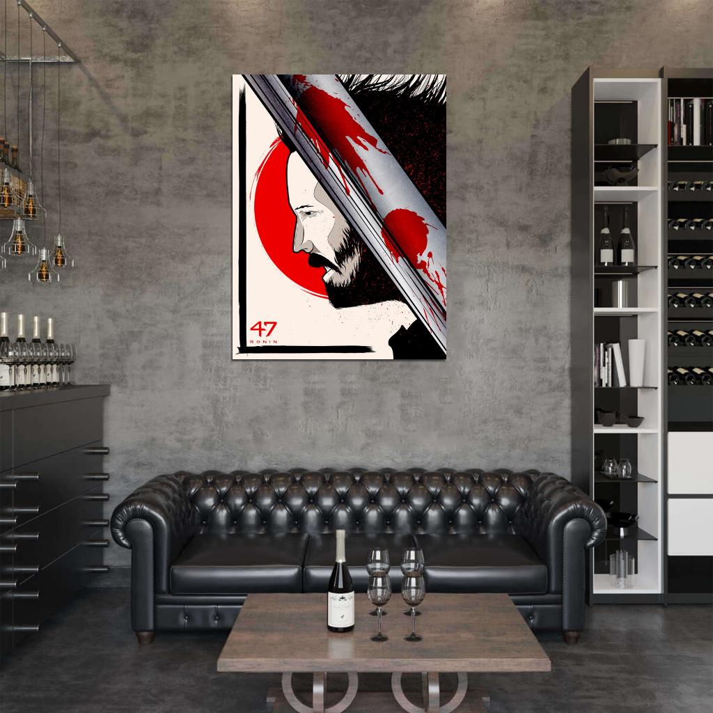47 Ronin 2013 Movie Keanu Reeves Awesome Art Wall Art Print Poster