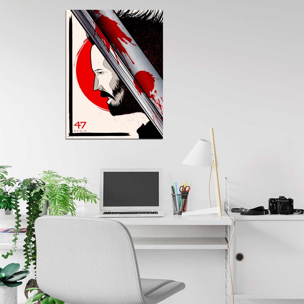 47 Ronin 2013 Movie Keanu Reeves Awesome Art Wall Art Print Poster