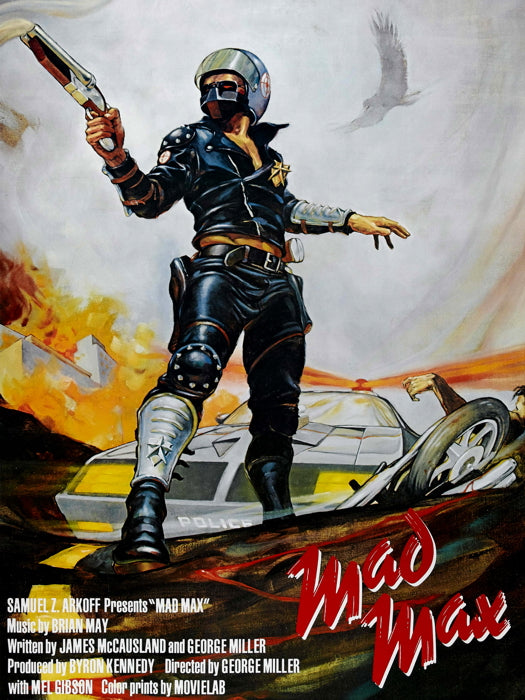 Mad Max 1979 Movie Retro Vintage Awesome Art Wall Art Print Poster