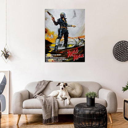 Mad Max 1979 Movie Retro Vintage Awesome Art Wall Art Print Poster