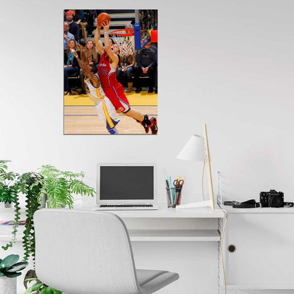 Blake Griffin Los Angeles Slam Dunk Basketball Sport Wall Art Print Poster