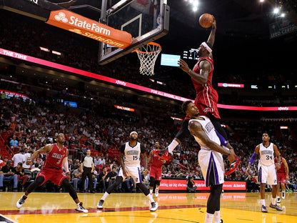 LeBron James Monster Dunk Basketball Sport Wall Art Print Poster