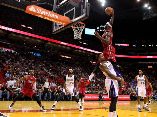 LeBron James Monster Dunk Basketball Sport Wall Art Print Poster