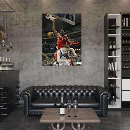 Tracy McGrady Monster Dunk Basketball Sport Wall Art Print Poster