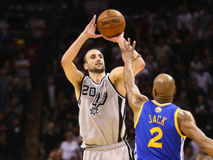 Manu Ginobili Shot Basketball Sport Wall Art Print Poster