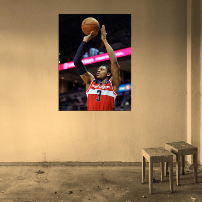 Bradley Beal Washington Wizards Shot Basketball Sport Wall Art Print Poster