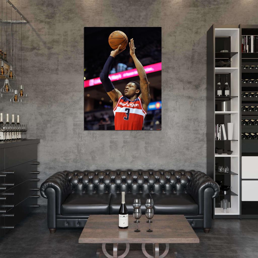 Bradley Beal Washington Wizards Shot Basketball Sport Wall Art Print Poster