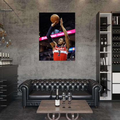 Bradley Beal Washington Wizards Shot Basketball Sport Wall Art Print Poster