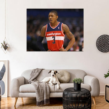 Bradley Beal Washington Wizards Basketball Sport Wall Art Print Poster