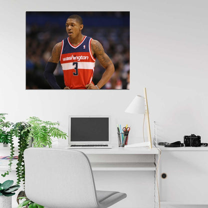 Bradley Beal Washington Wizards Basketball Sport Wall Art Print Poster