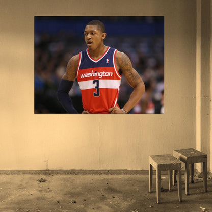 Bradley Beal Washington Wizards Basketball Sport Wall Art Print Poster
