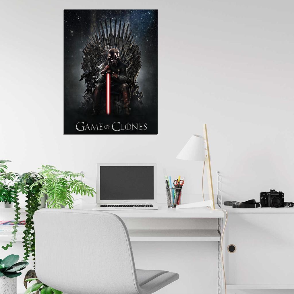 Darth Vader Star Wars Awesome Cool Art Wall Art Print Poster