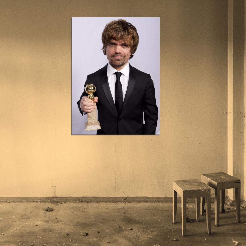 Peter Dinklage Award Trophy Movie Actor Wall Art Print Poster