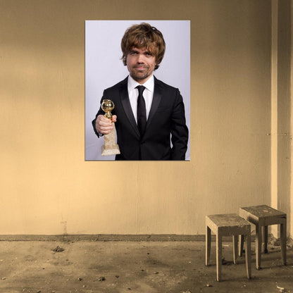 Peter Dinklage Award Trophy Movie Actor Wall Art Print Poster