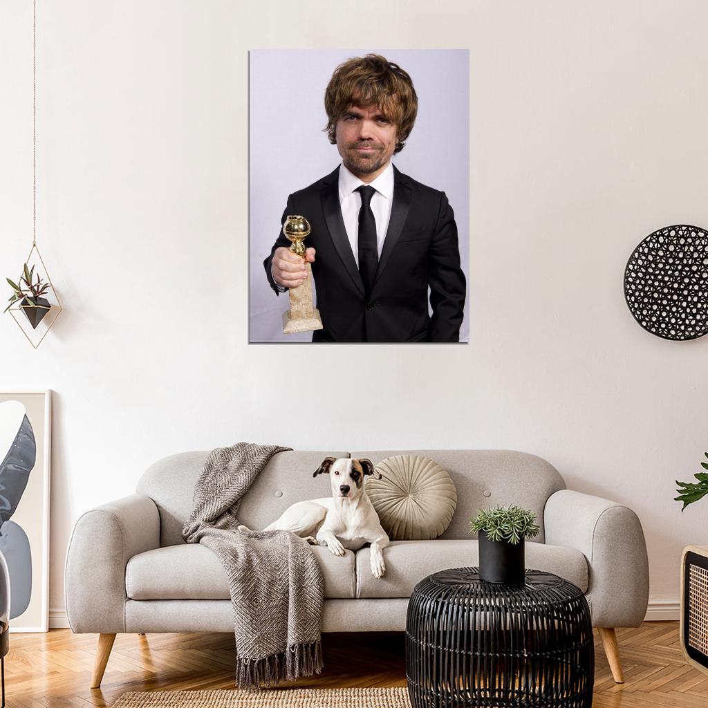 Peter Dinklage Award Trophy Movie Actor Wall Art Print Poster