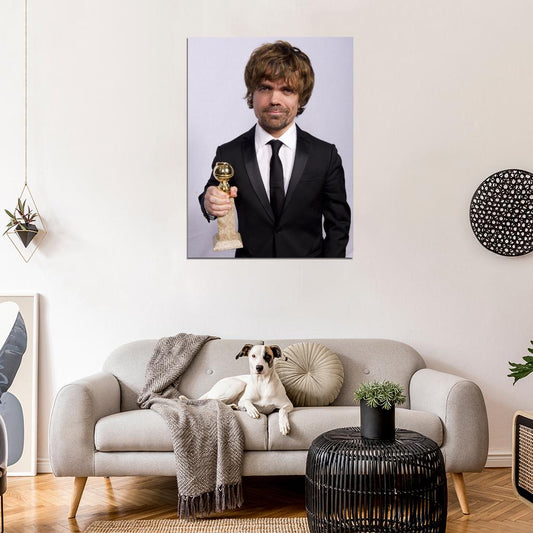 Peter Dinklage Award Trophy Movie Actor Wall Art Print Poster