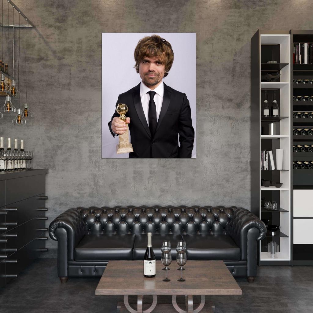 Peter Dinklage Award Trophy Movie Actor Wall Art Print Poster