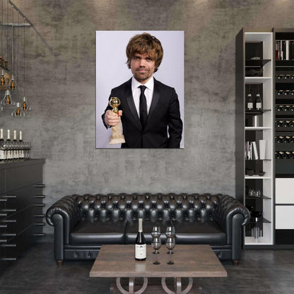 Peter Dinklage Award Trophy Movie Actor Wall Art Print Poster