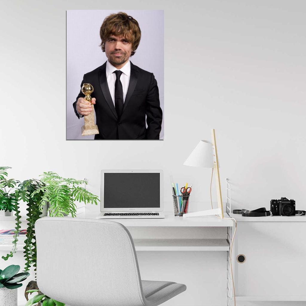 Peter Dinklage Award Trophy Movie Actor Wall Art Print Poster