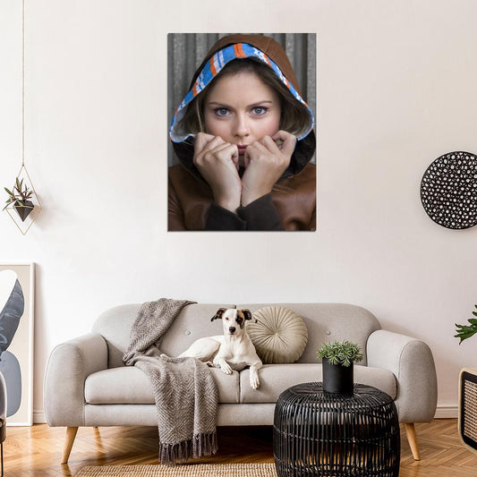Rose McIver Cute Actress Portrait Movie Wall Art Print Poster