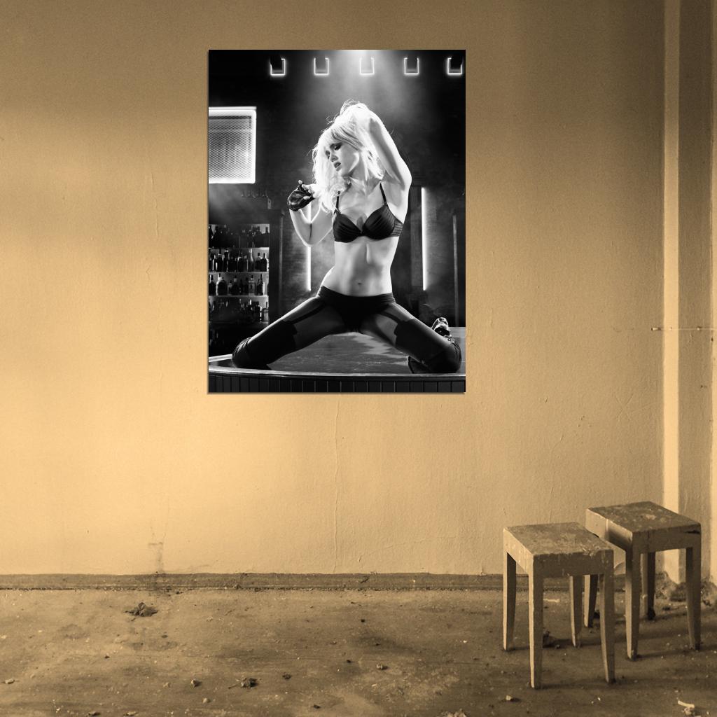 Jessica Alba Sin City 2 Hot BW Sexy Movie Wall Art Print Poster