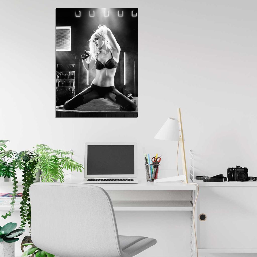 Jessica Alba Sin City 2 Hot BW Sexy Movie Wall Art Print Poster