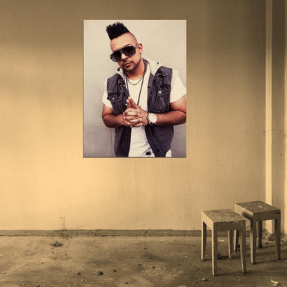 Sean Paul Reggae R&B Hip-Hop Music Wall Art Print Poster