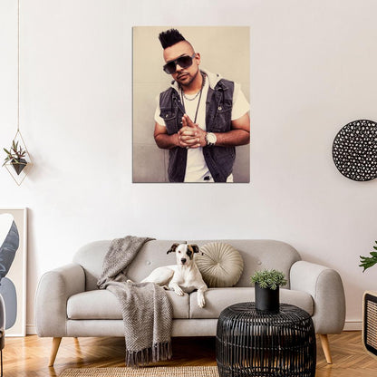 Sean Paul Reggae R&B Hip-Hop Music Wall Art Print Poster