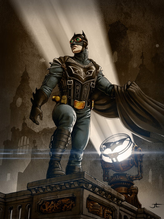 Dark Knight Awesome Steampunk Painting Art Wall Art Print Poster