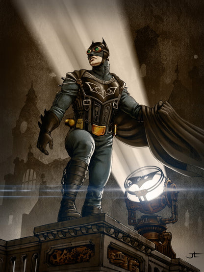 Dark Knight Awesome Steampunk Painting Art Wall Art Print Poster