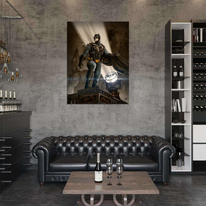Dark Knight Awesome Steampunk Painting Art Wall Art Print Poster